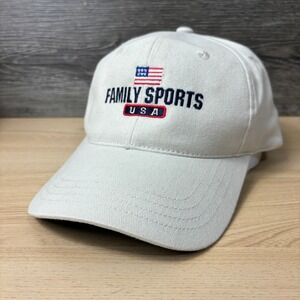 Family Sports Hat‎ Cap Strap Back Brown Tan Beige Adjustable